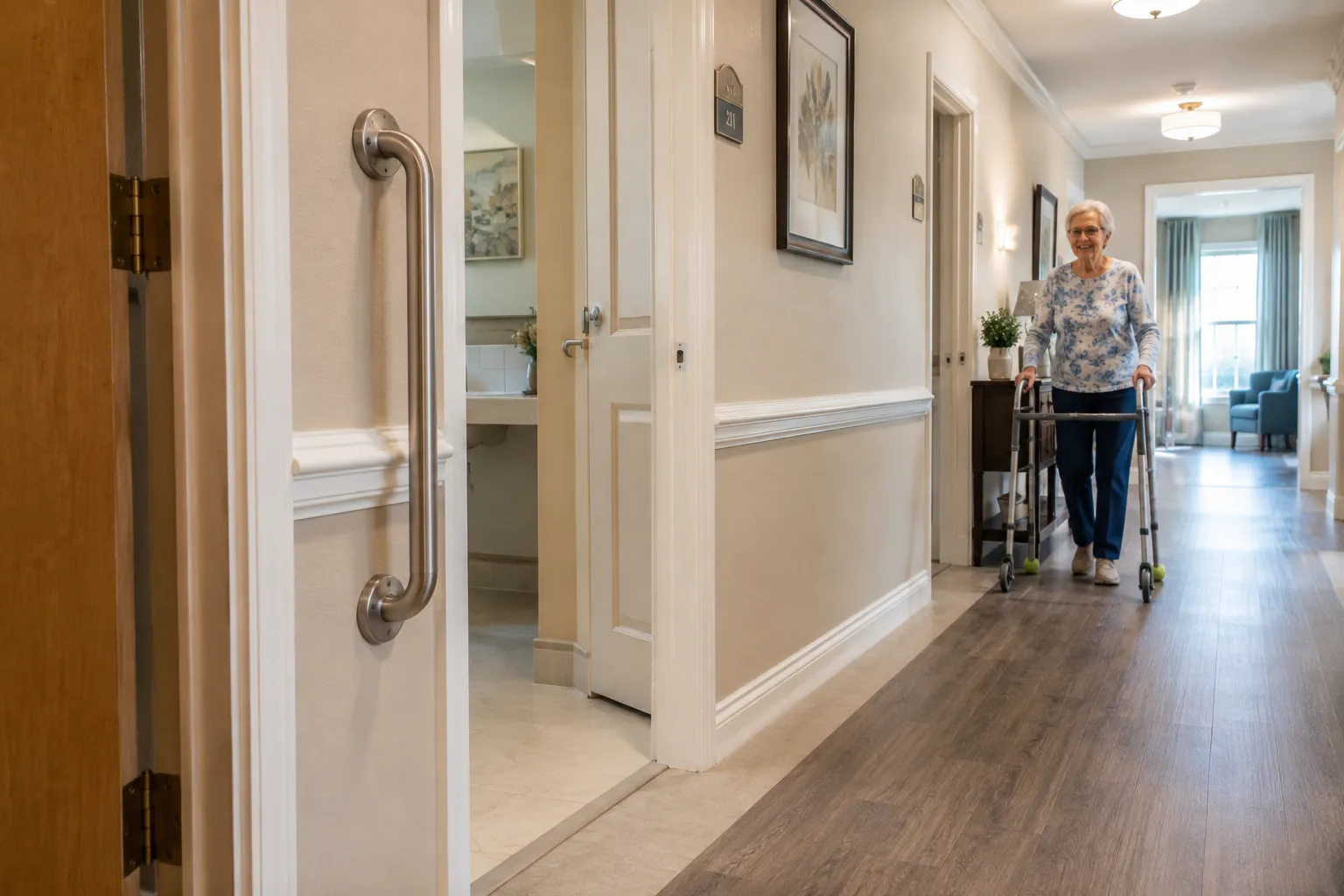 Safety features to check for during an assisted living facility tour